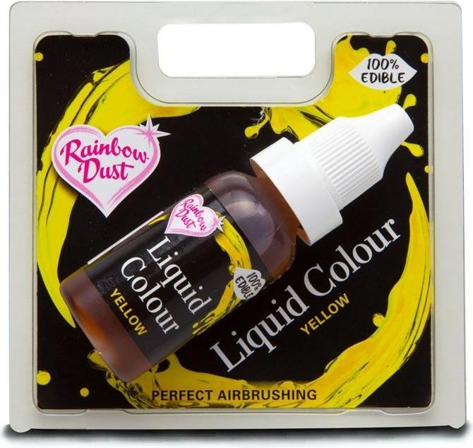 Produktbild Rainbowdust Airbrush-Farbe Gelb (16 ml)