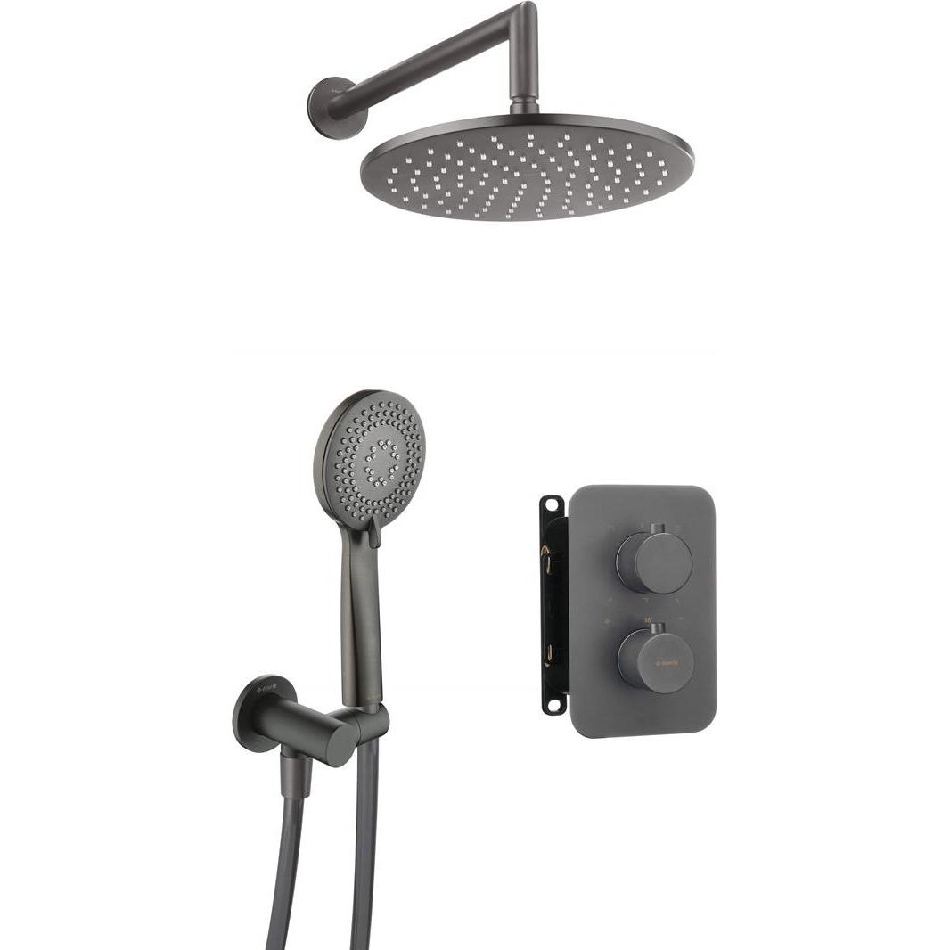 Deante, Rubinetteria da cucina, Zestaw prysznicowy podtynkowy z BOXem termostatycznym