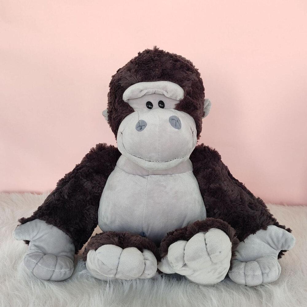 Lean Toys Lean Plüsch Maskottchen Huggable Gorilla Dunkelgrau 22Cm (22 cm)
