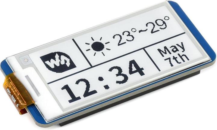 Produktbild WaveShare 2.13inch E-Ink Display für Raspberry Pi Pico