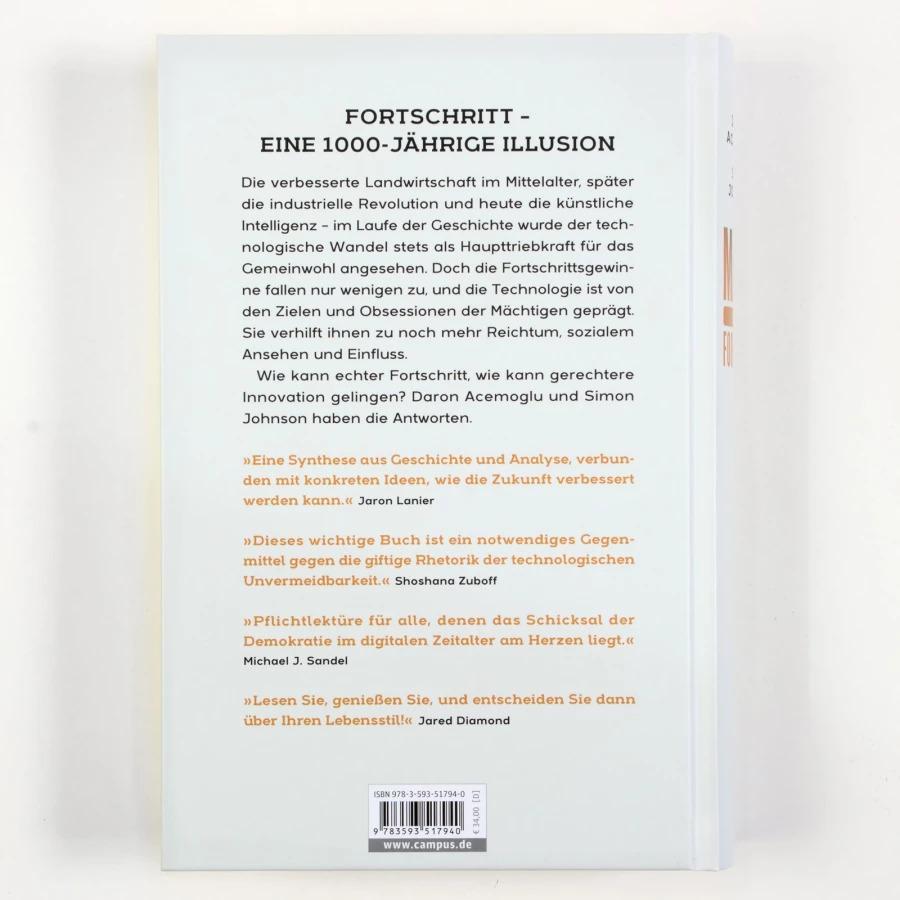Thumbnail - Macht und Fortschritt, Fachbücher von Simon Johnson, Daron Acemoglu