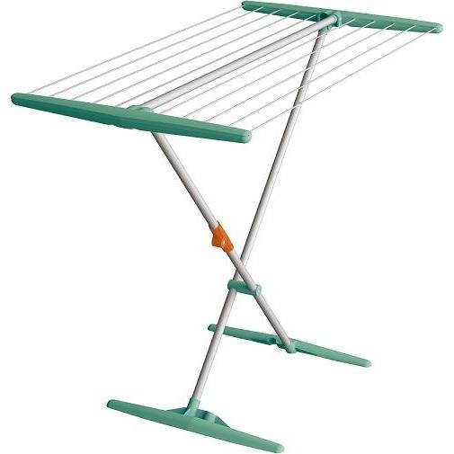 Juwel Superdry Basic Wäscheständer (mit Wäscheleinen, Trockenlänge 11 m, Farbe mint, Aluminium, für, Wäscheständer, Grün