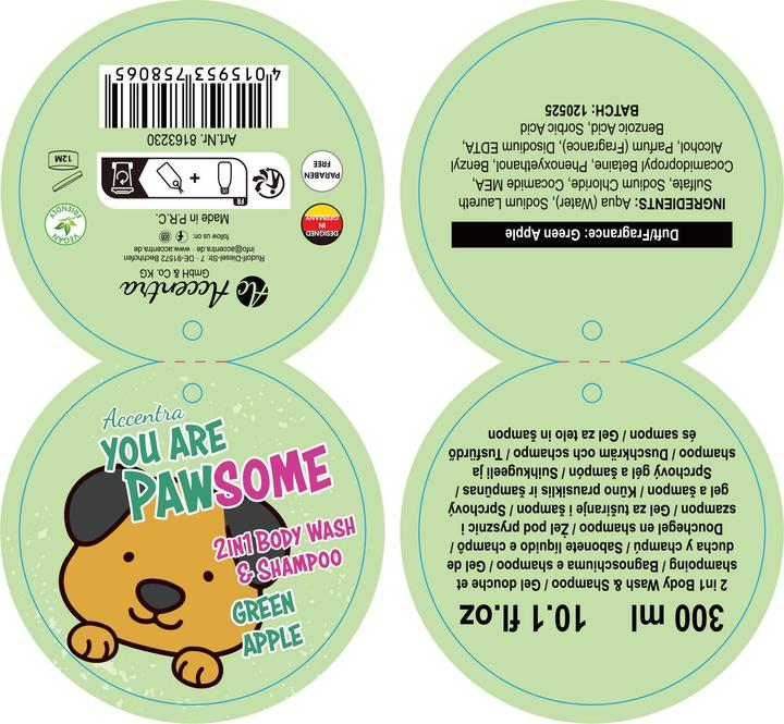 Produktbild Accentra 2in1 Duschgel DOG (300 ml)