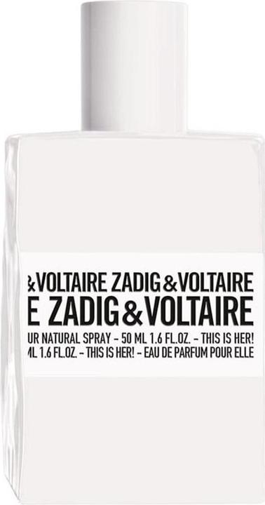Actual product image Zadig & Voltaire This Is Her. (Eau de parfum, 50 ml)