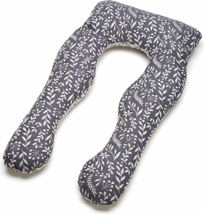 Didymos Flora Cool Grey borstvoedings- en slaapkussen (120 x 60 cm)