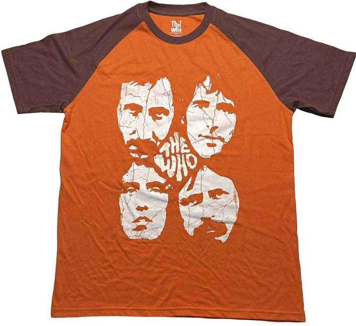 Produktbild The Who Faces (BrownOrange) Raglan (XXL)