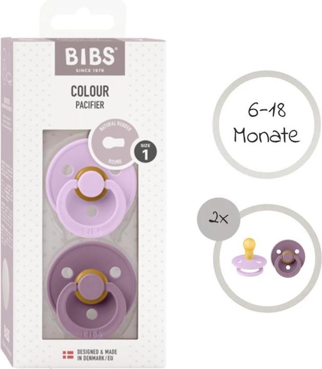 Actual product image Bibs Schnuller Schnuller - Colour 2er Pack - Violet Sky (2x, 6 - 18 Months)