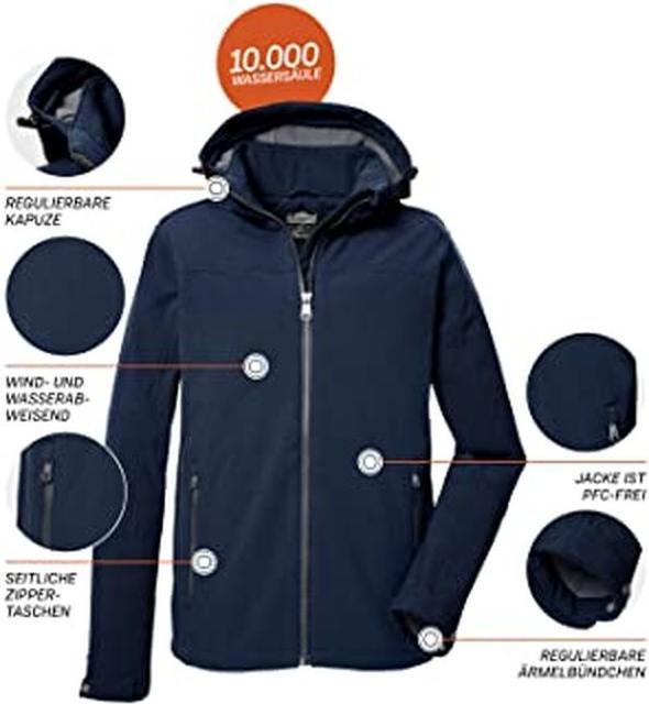 Productafbeelding Killtec Softshelljacke mit Fleecefutter, winddicht und wasserabweisend (S)