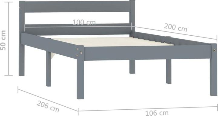 Image du produit vidaXL Bettgestell (100 x 200 cm)