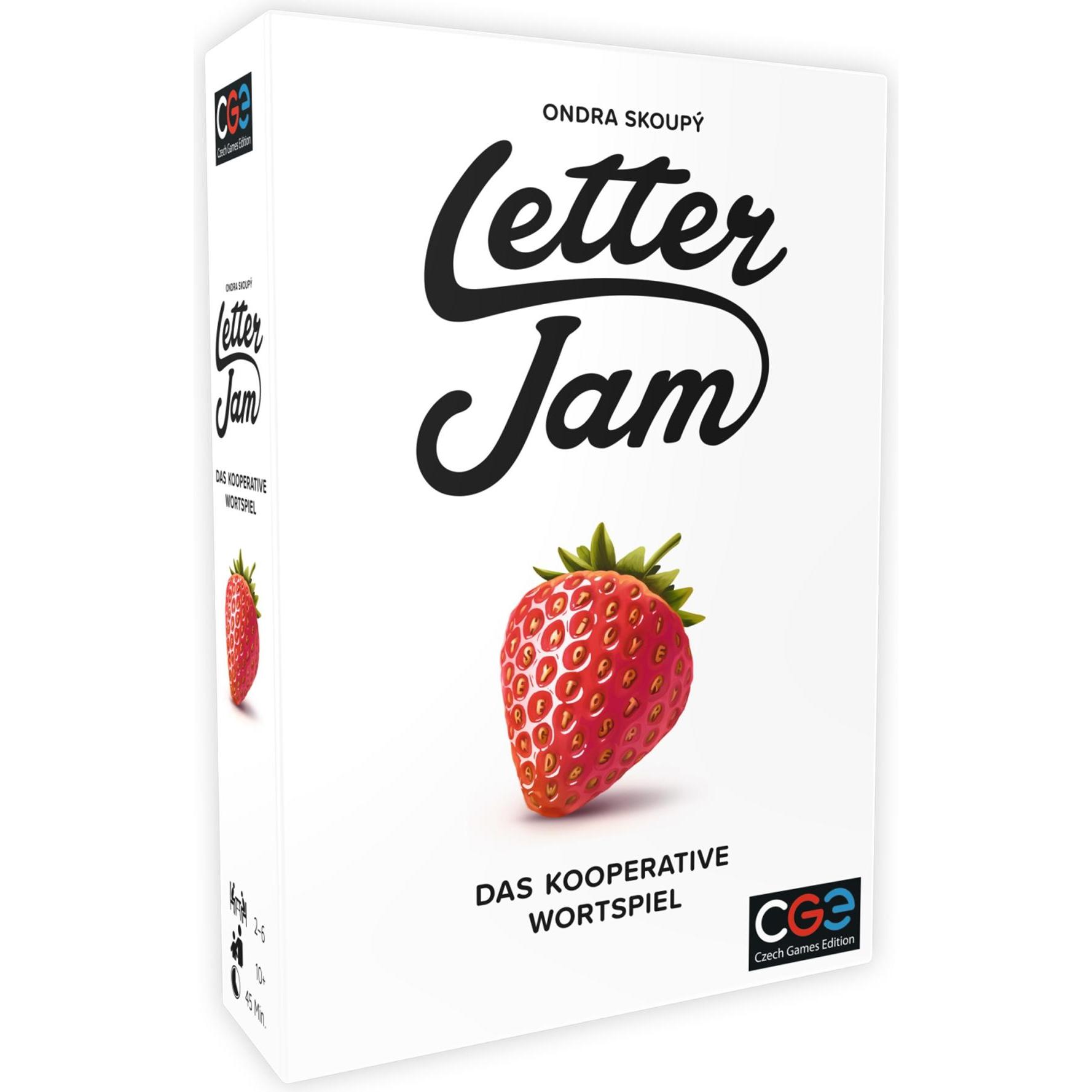 Czech games edition CZ108 - Letter Jam, Kartenspiel, 2-6 Spieler, ab 10 Jahren (DE-Ausgabe) (Deutsch)