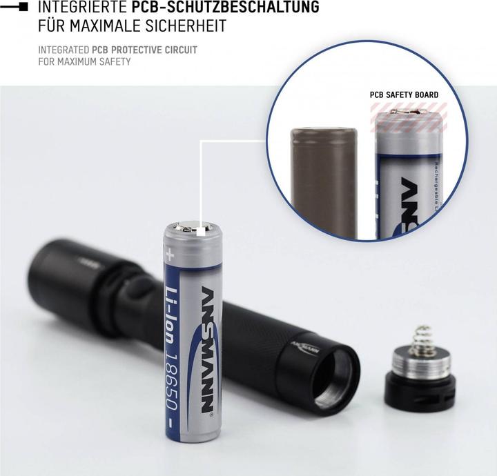 Actual product image Ansmann Li-Ion 18650 (1 pcs., 18650, 2500 mAh)