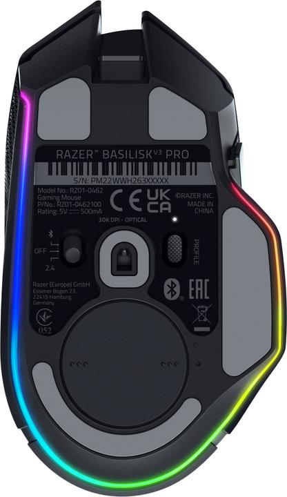 Image du produit Razer Basilisk V3 Pro (Sans fil, Filaire)