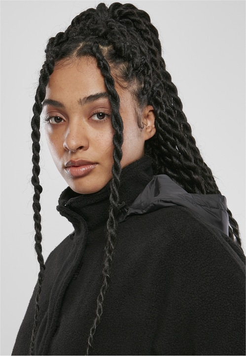 Image du produit Urban Classics Ladies Sherpa Mix Pull Over Jacket (XS)