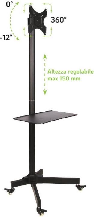 Produktbild Techly 100723 Mobiler Ständer für TV-LCD (Universal, 37", 20 kg)