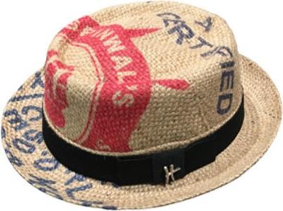 Immagine prodotto Bekos Upcycling - Cappello a forma di torta di maiale "Cafe Royal" da un sacchetto di caffè - 60, 02