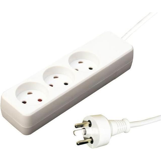 Thumbnail - Garbot, Steckdosenleiste, Plast Power Strip (3 x, 1 m)