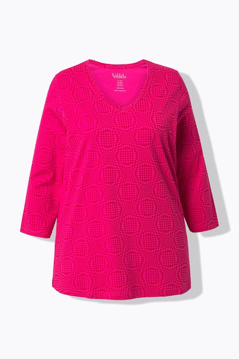 Actual product image Ulla Popken Illusion Print Tee (62)