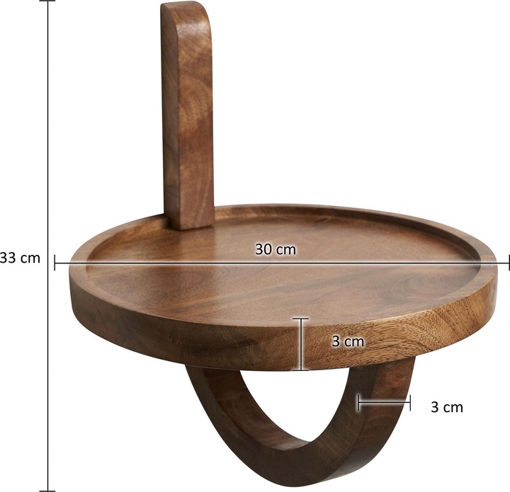 Image du produit FineBuy Étagère murale (Ø 30 x 33 cm)