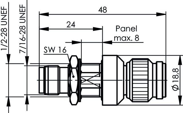 Immagine prodotto Telegärtner Scaricatore di sovratensione TNC 50 Ohm