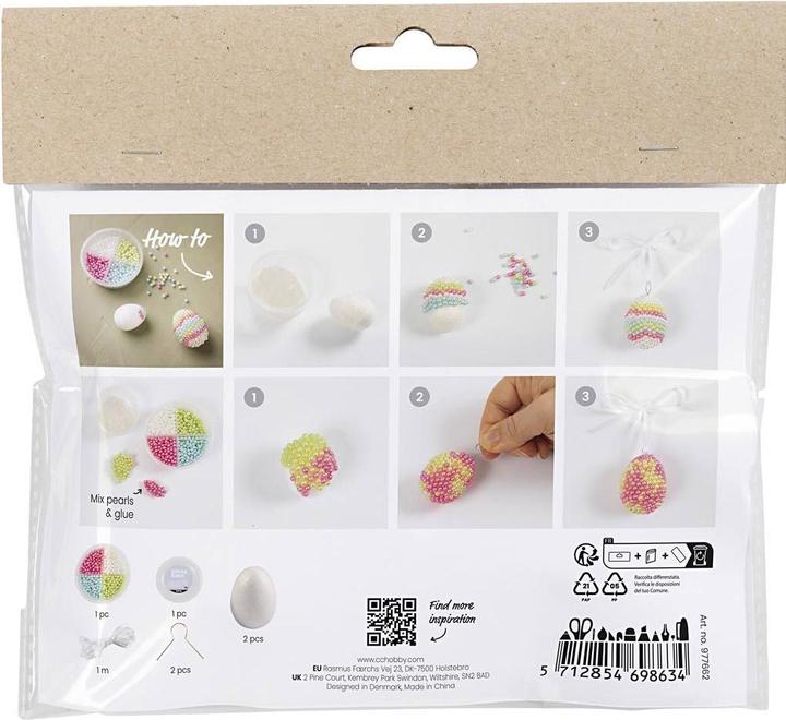 Actual product image Creativ Company Modelling set Easter eggs pastel colours