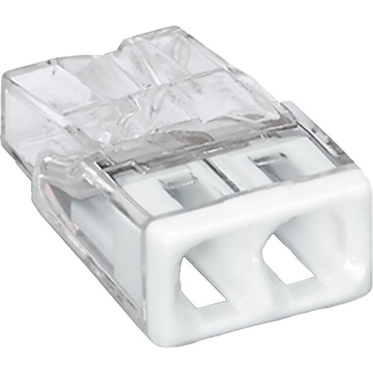 Steffen, Kabelverbindung, Steckklemme COMPACT 2x 0.5-2.5mm² tr/ws VPE 40 Stk.