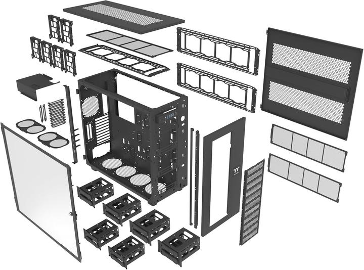 Immagine prodotto Thermaltake Tt AX700 TG Black (ATX, mATX, Mini-ITX, SSI CEB, SSI EEB, XL-ATX)