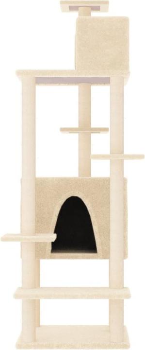 Produktbild vidaXL Kratzbaum (154 cm, Dunkelgrau)