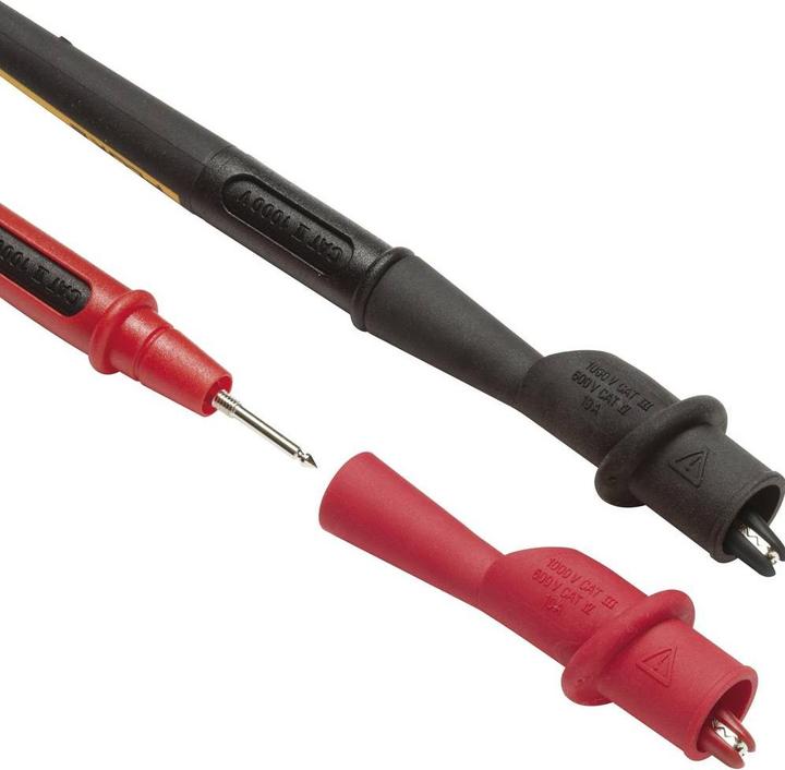 Actual product image Beha Amprobe Safety tapping terminal set Socket 2 mm CAT IV 600 V, CAT III 1000 V Red, Black AC175