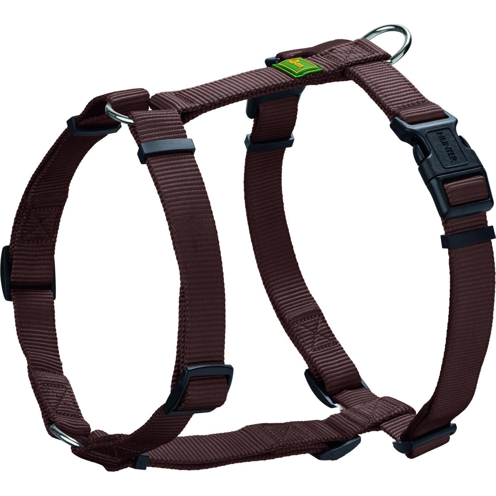 Hunter Geschirr Vario Rapid, Braun (M, L, Hund, Allgemein), Halsband + Leine