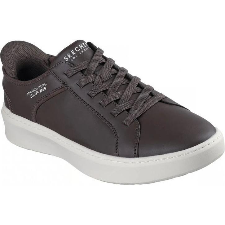 Skechers, Sneaker, Court Vented Chocolate Shoes, Marrone, (42)