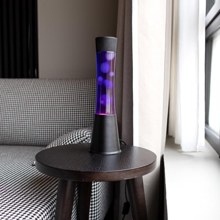Image du produit Fisura Lampe à Lave LED - noir et violet - par (E14, E26)