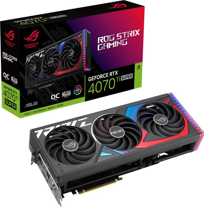 Productafbeelding ASUS Strix GeForce RTX 4070 Ti SUPER OC Edition (16 GB)