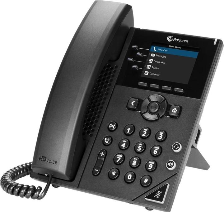 Produktbild Poly Tischtelefon VVX 250 Obi Edition Schwarz, Google Voice