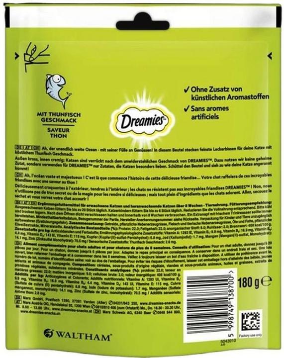 Image du produit Dreamies Mégapack au saumon (Adulte, 1 pcs, 180 g)