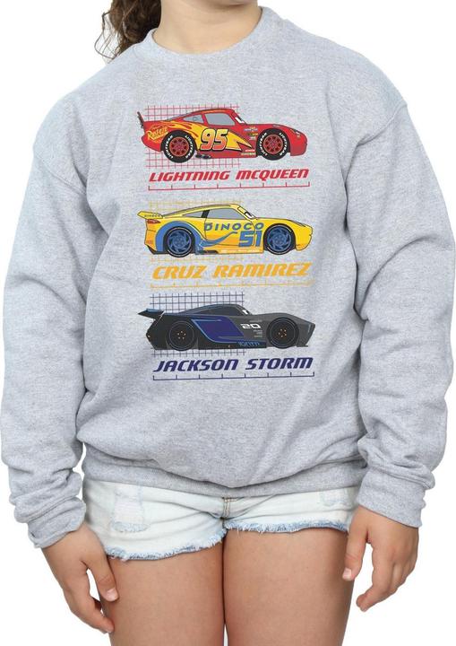 Produktbild Disney Cars Racer Profile Sweatshirt Mädchen (128)