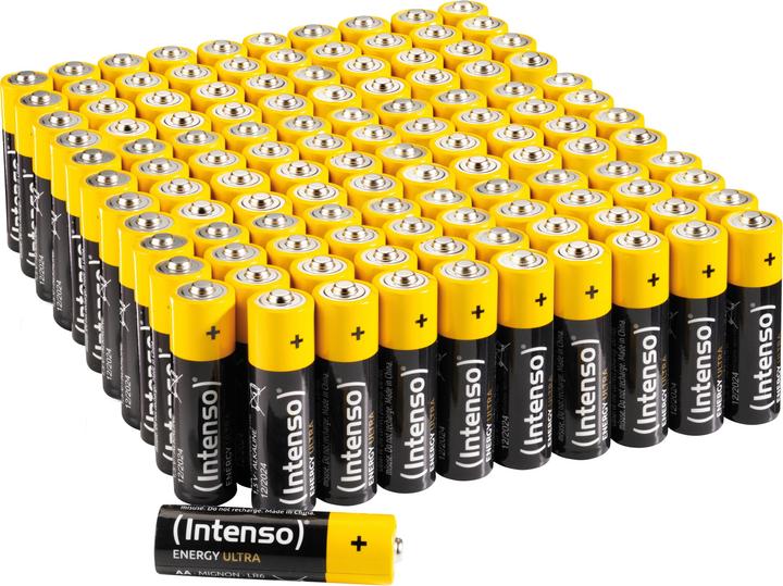 Intenso Batterie-Set Energy Ultra, AA LR06, 120 Stück (120 Stk., AA)