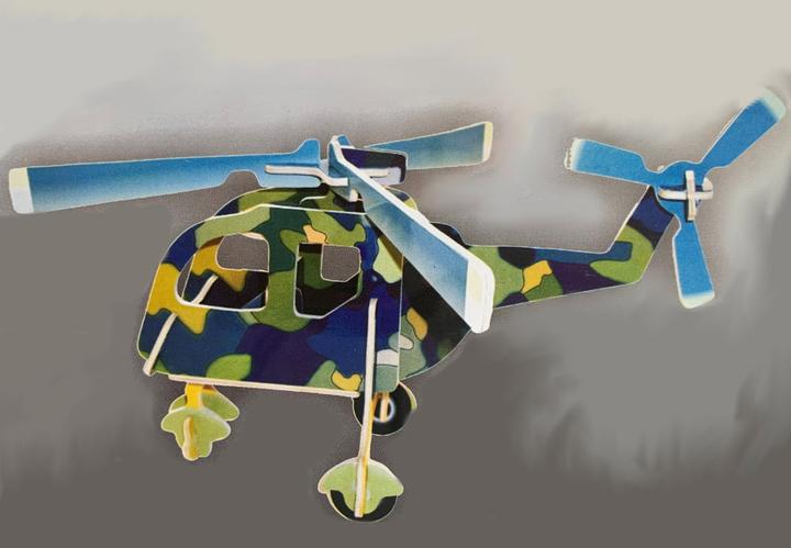 Cover-Discount DIY craft set of wood airplane helicopter