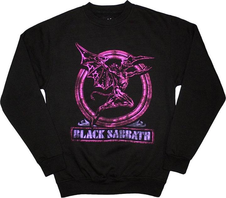 Immagine prodotto Black Sabbath Neon Pink Henry Felpa Oversize Adulto Unisex (L)