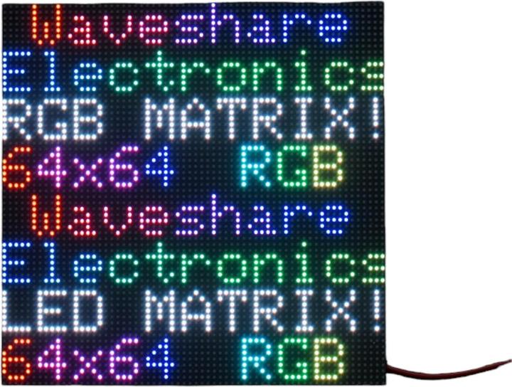Produktbild WaveShare RGB P3 Matrix Panel 64x64 HUB75
