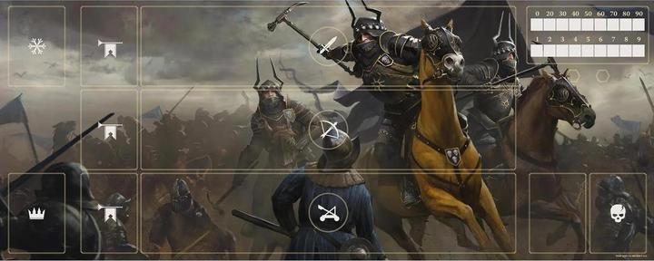 Actual product image No Loading Games Gwent Neoprene Mat Nilfgaard