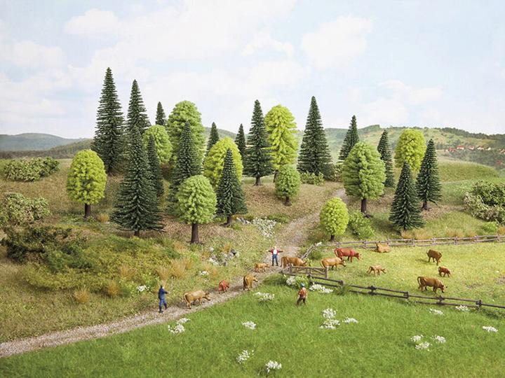 Image du produit Noch Paquet d'arbres forêt mixte 35 à 9