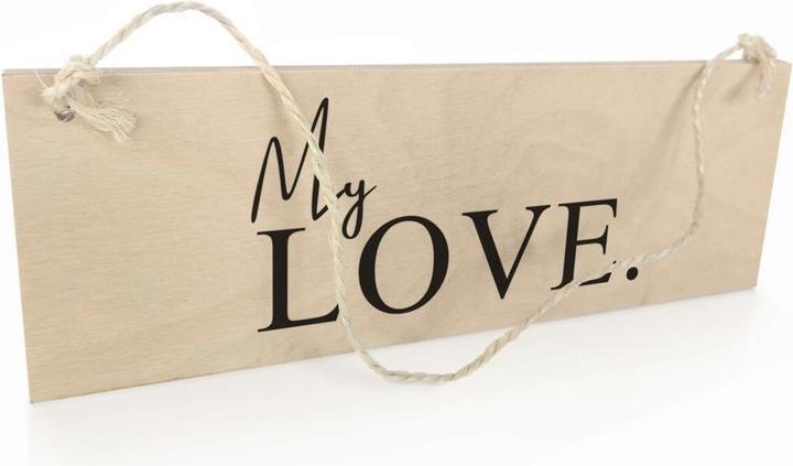Image du produit Trenddeko Mon amour (30 x 10 cm)