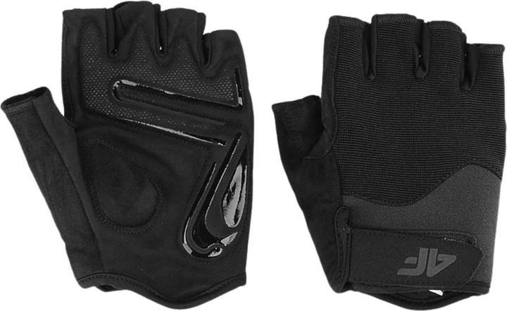 Actual product image 4F Rękawiczki rowerowe FNK U121 głęboka czerń 4FWSS24AFGLU121 20S S (S)