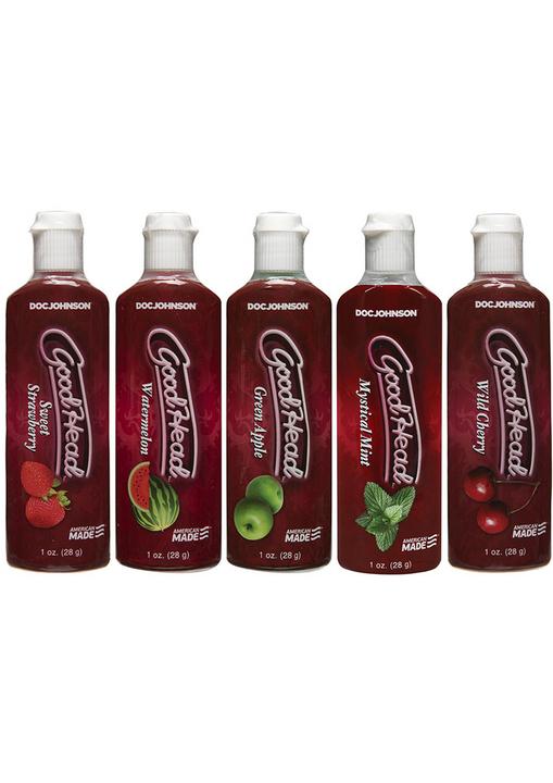 Produktbild Doc Johnson GoodHead™ - Oral Delight Gel - Multi 5-Pack (1.80 ml)