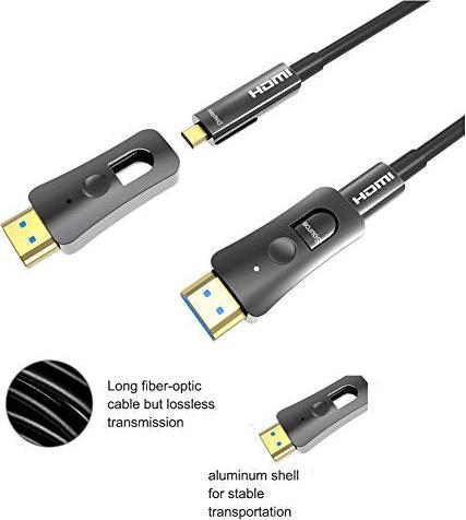 Produktbild Yiwentec HDMI-Glasfaserkabel ‎T0208-10M (10 m)