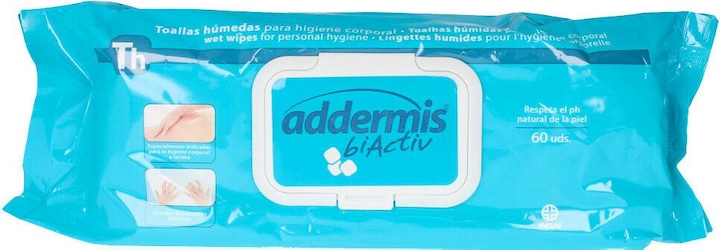 Produktbild Addermis Biactiv Feuchttücher (Intimtücher)