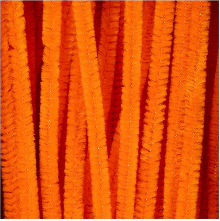 Image du produit Creativ Company Chenilledraht 50 Stück, Orange, Länge: 30 cm, Durchmesser (0.30 m)