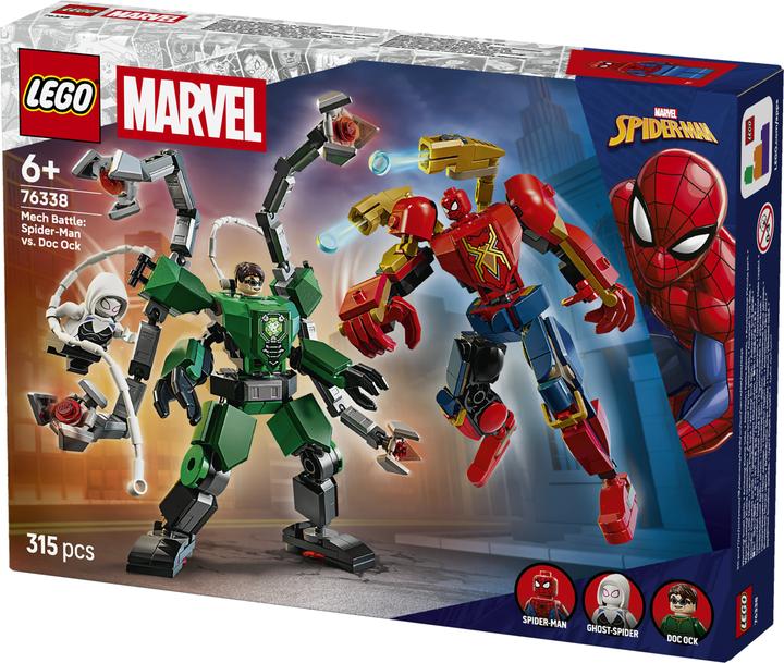 LEGO Battaglia di robot: Spider-Man vs Doctor Octopus (76338, LEGO Marvel)