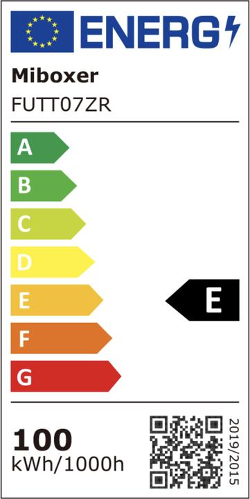 Energie-Label Milight Zigbee 3.0 RGBW Funk Profi LED Flutlicht 100W (10000 lm, IP65)