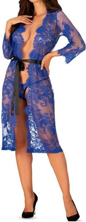 Immagine prodotto Obsessive Kobaltfarbener Kimono aus Spitze Blau (L)